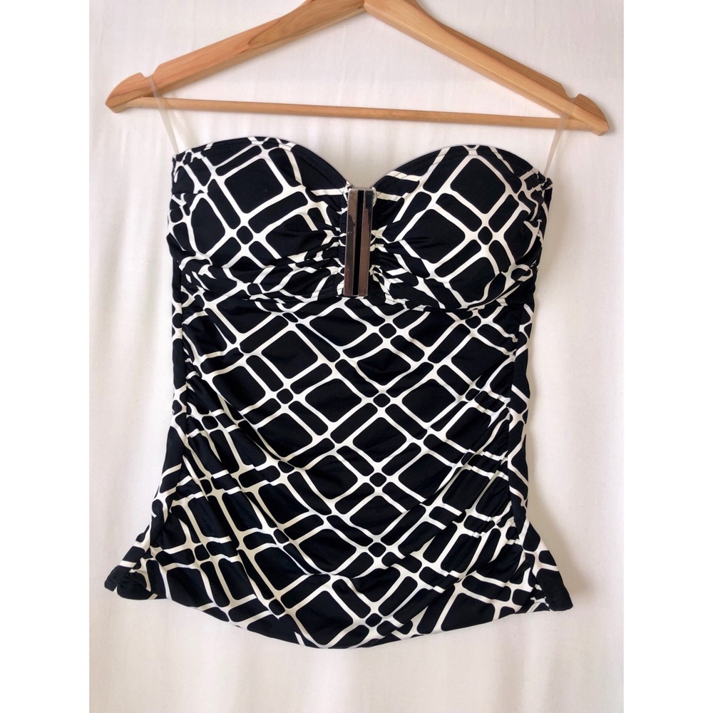 La Blanca black and white tankini